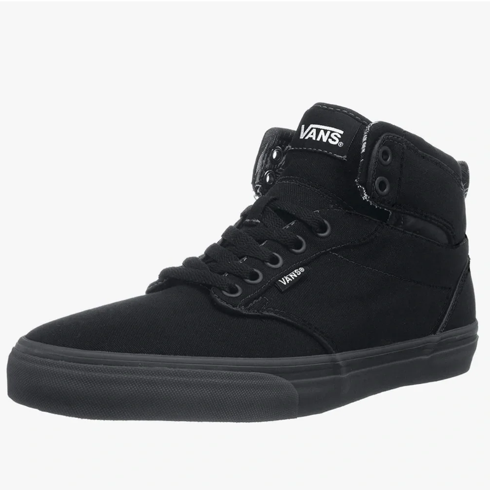 Vans Men’s Black High-Top Sneakers Atwood Hi (Canvas) Black/Black
VN0A… - Picture 1 of 16
